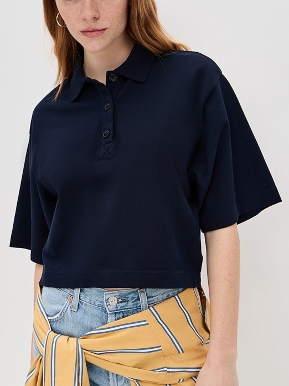 Citizens of Humanity Lowen Polo Shirt Crop